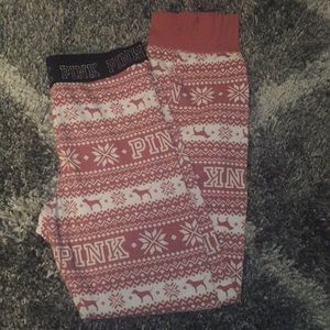 3/$18 Victoria’s Secret PINK thermal leggings